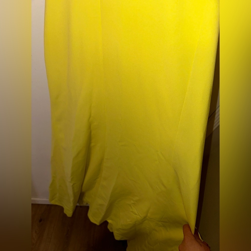 A.L.C. Gabriela Revolve Dress in Lemon Yellow Size 0 - Picture 9 of 11